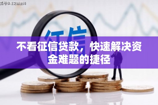 玉树不看征信贷款，快速解决资金难题的捷径