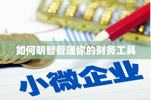 固镇如何明智管理你的财务工具