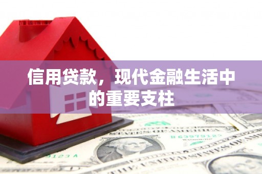 宽甸信用贷款，现代金融生活中的重要支柱