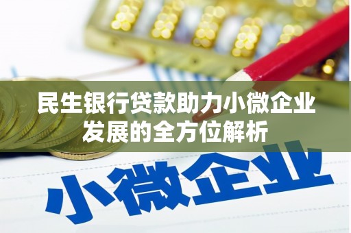 民丰民生银行贷款助力小微企业发展的全方位解析