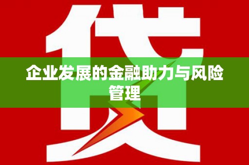 港南企业发展的金融助力与风险管理