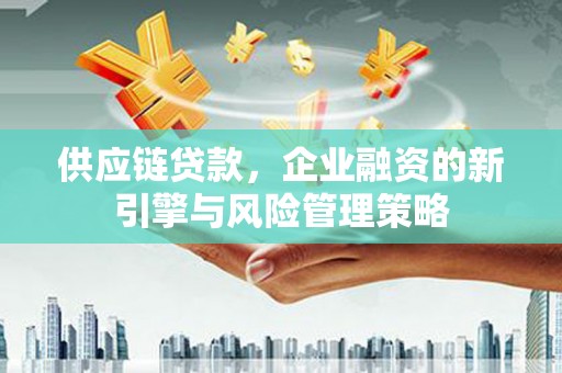 水林供应链贷款，企业融资的新引擎与风险管理策略