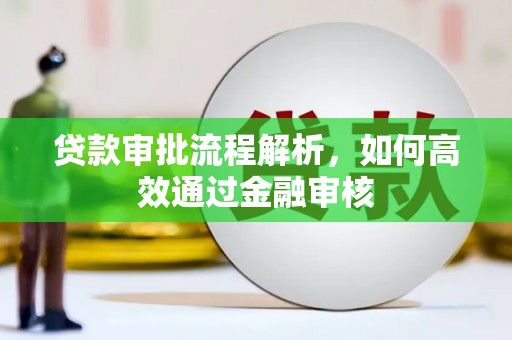 大寮贷款审批流程解析，如何高效通过金融审核