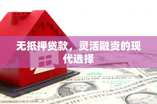 黔东南无抵押贷款，灵活融资的现代选择