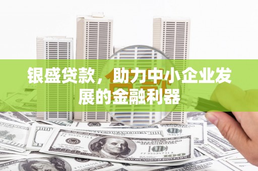 铜陵银盛贷款，助力中小企业发展的金融利器